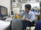 調理中