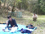 写真・休憩中